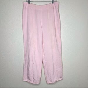 Jones Wear Linen Blend Women’s Size 16 Baby Pink Crop Pants